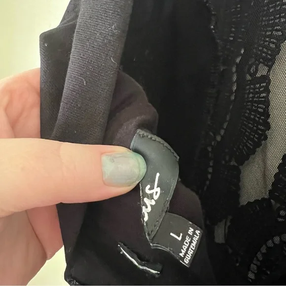 Lulus | I Promise Black Lace Skater Dress - Picture 6 of 7